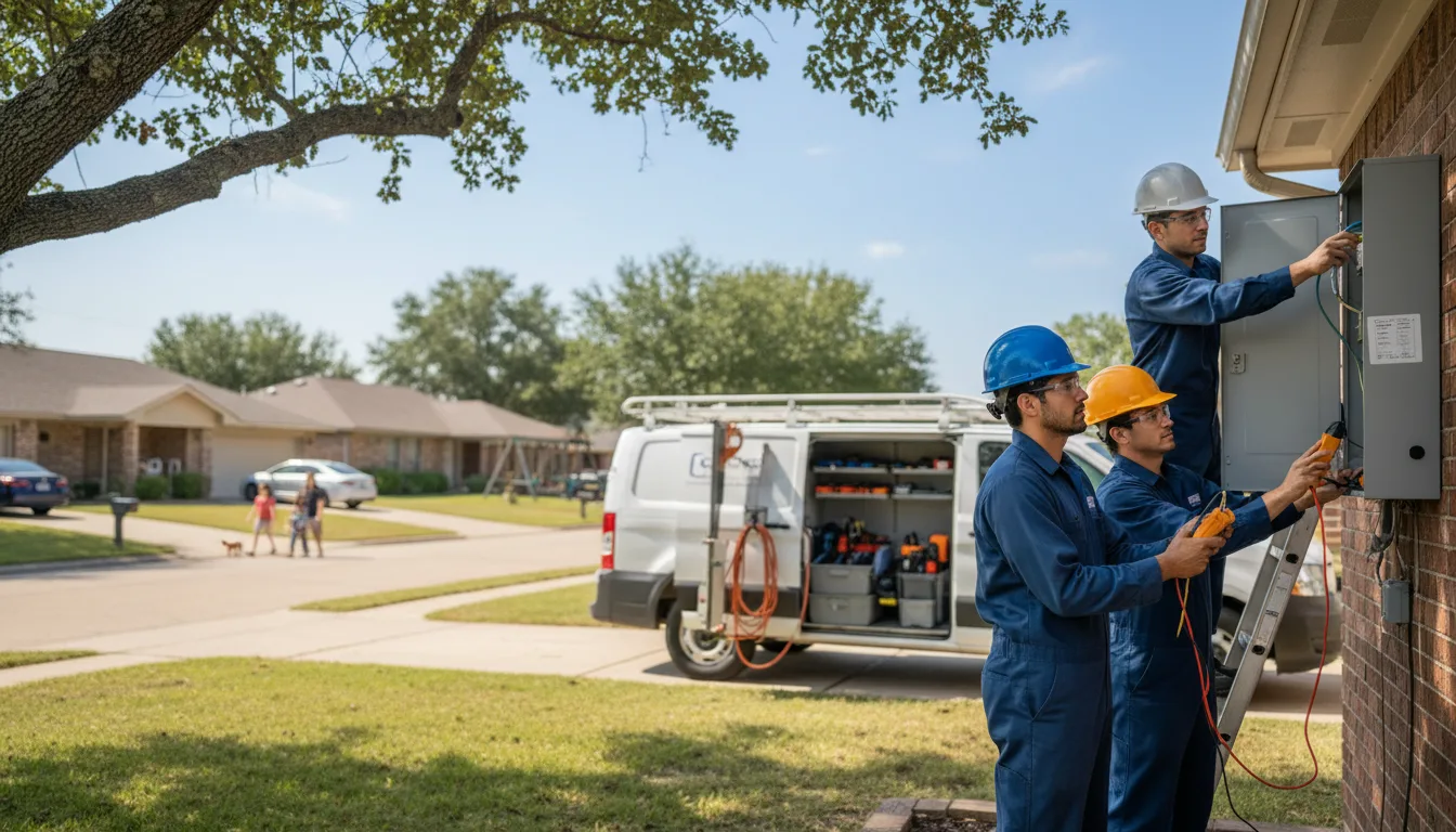 Certified electrician providing emergency electrical services in Hagarville, AR